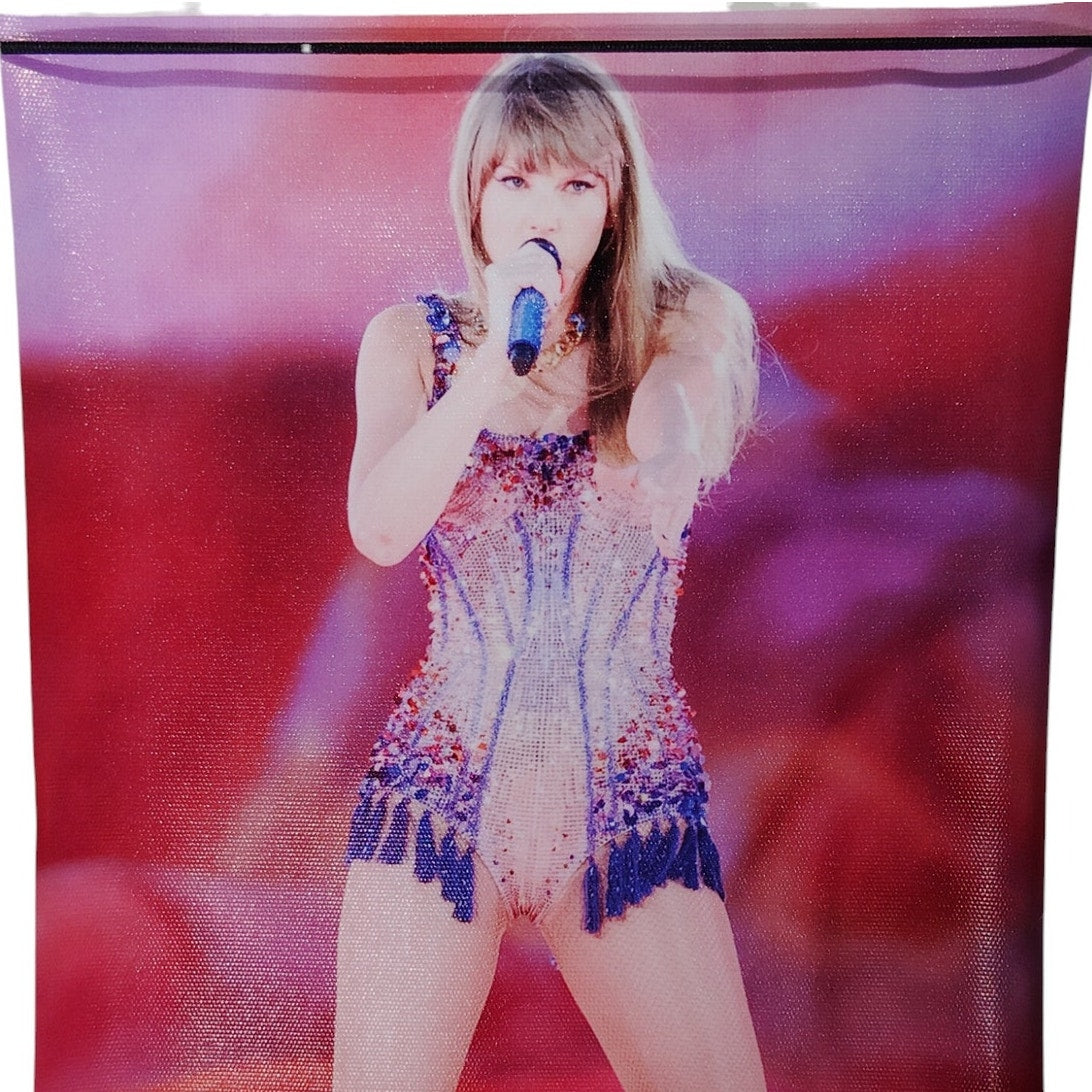 Taylor Swift Eras Tour 8x10" Canvas Print Poster Wall Art, Red Bodysuit Unframed