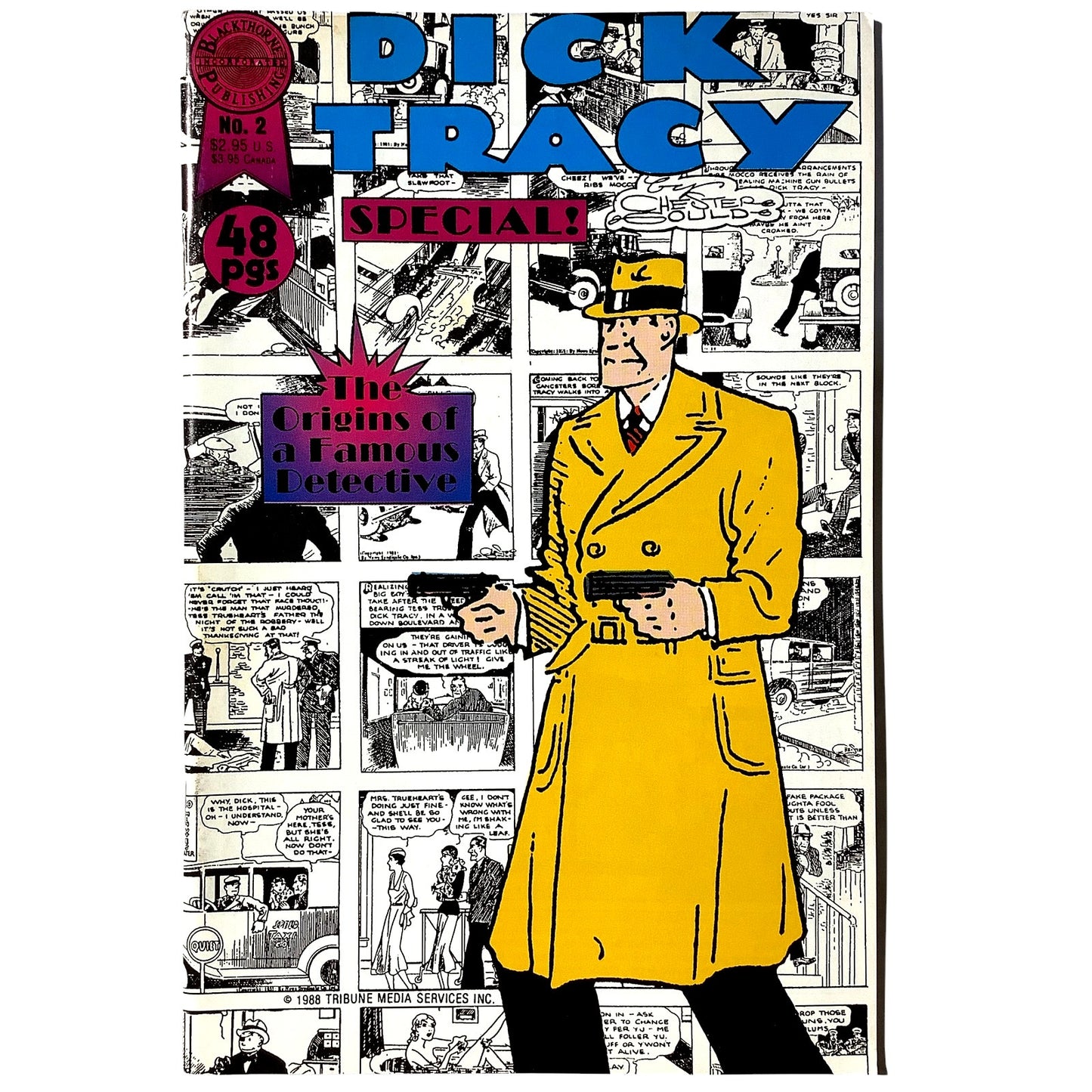 Dick Tracy #2, Unprinted 1931-32 Stories, Mar 1989, Blackthorne Comics, NM 9.4