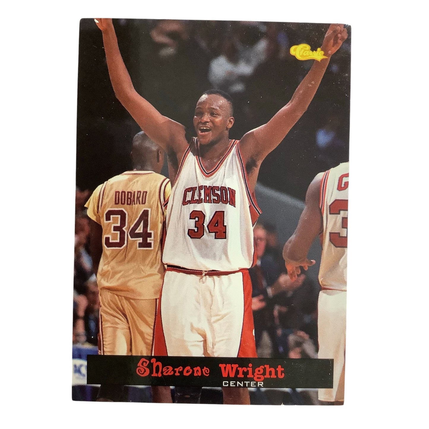 Sharone Wright, Univ. Clemson (C), Classics 1994 Draft Picks Card 53 EXC