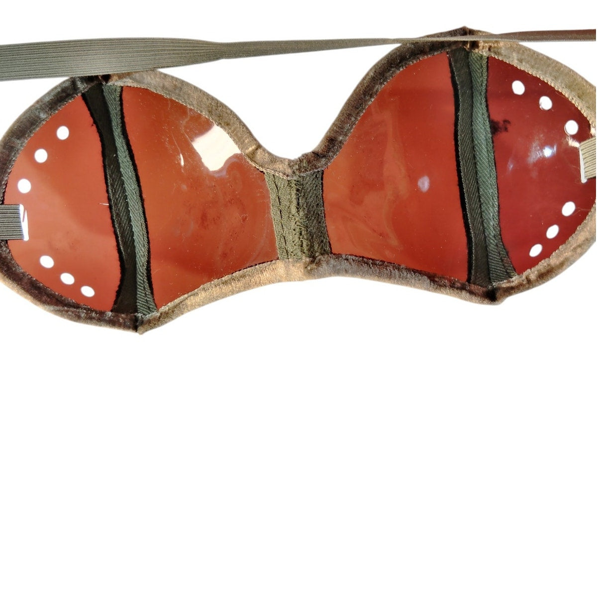 1966 USMC Snow Goggles w/ Case Vietnam Era Military Issue
