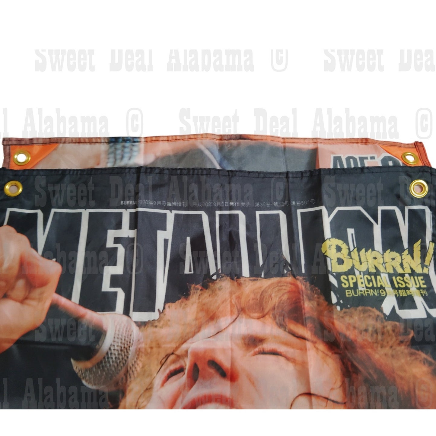 Whitesnake Banner - Japan Magazine Cover, Metallion Vol.64, 23"W x 35"L