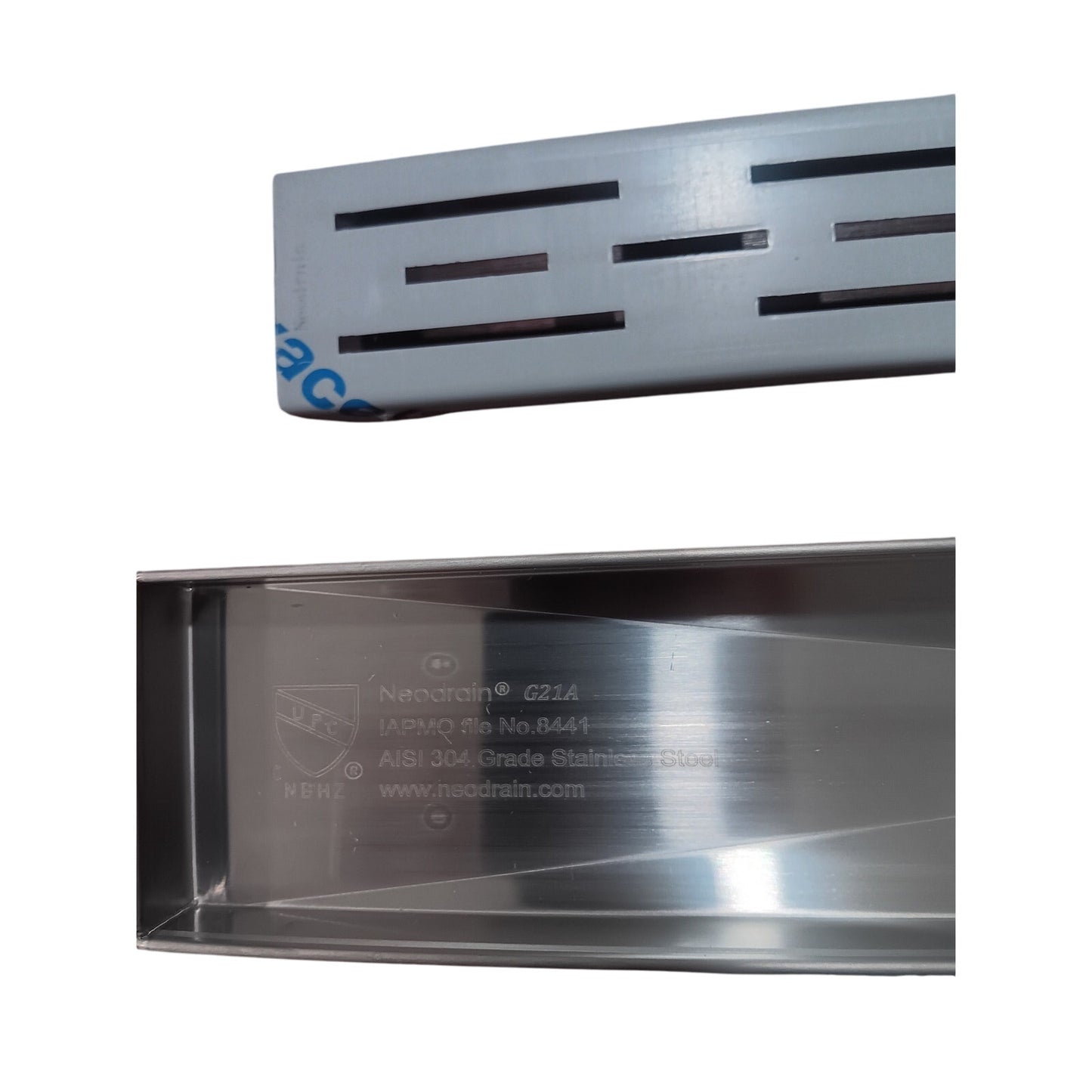 Neodrain ZA3G0124 – 24" Linear Shower Drain, Stainless Steel, Brushed Finish