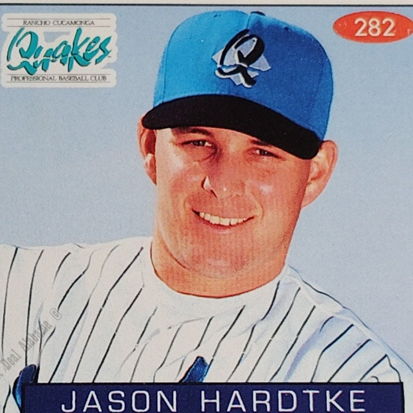 Jason Hardtke, Rancho Cucamonga Quakes, #282, 93-94 Fleer Excel Minor Leagues