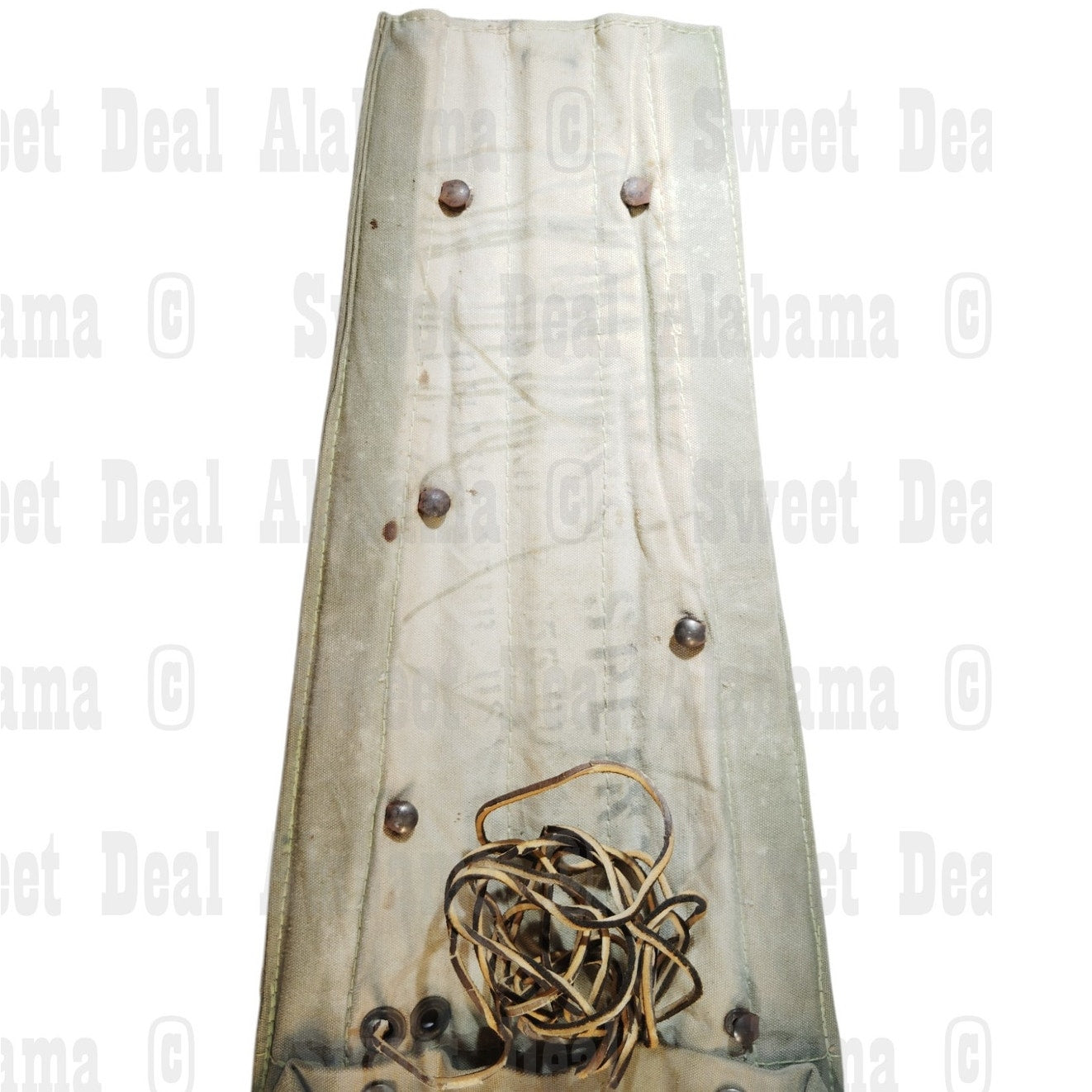 WWII USGI Canvas Splint Wrap (SPATS) – 18"H w/ Lace, Field Medical Gear