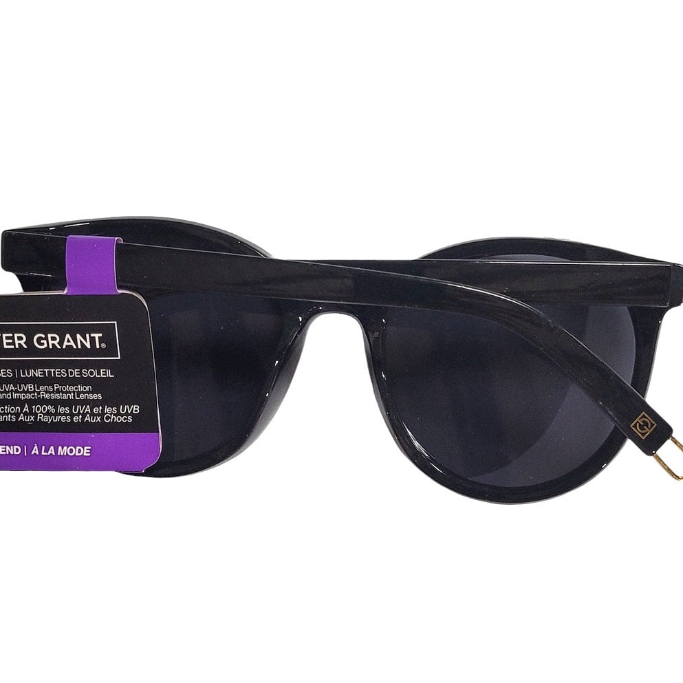 Foster Grant Black Trend Sunglasses, Black, 100% UVA-UVB Lens