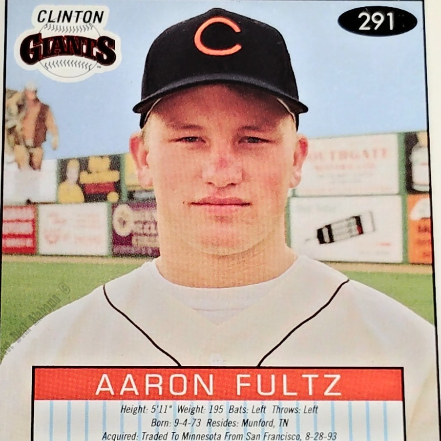 Aaron Fultz, Clinton Giants, #291, 93-94 Fleer Excel Minor Leagues