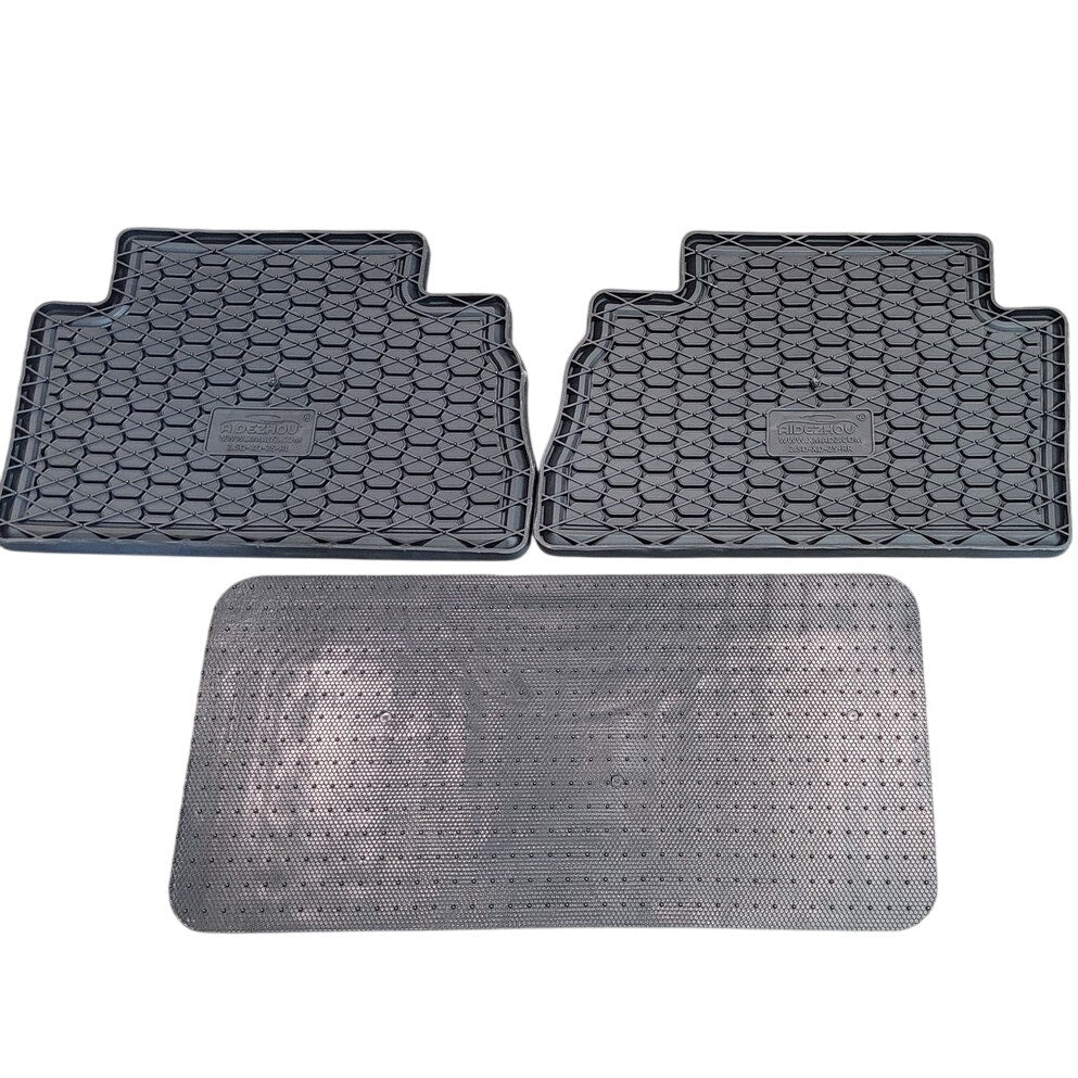 Mats – Fits Hyundai Kona 2018–2023 (Excl. EV), All-Weather F&R Liners, Black TPE