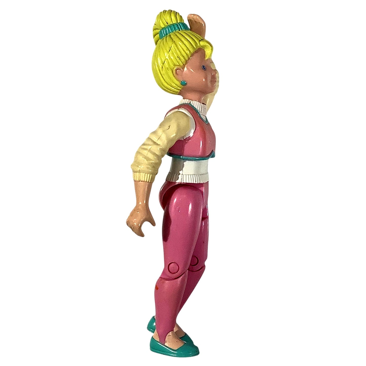1994 Articulated Fisher-Price Loving Family Teen Blonde w/ Ponytail, Pink Outfit
