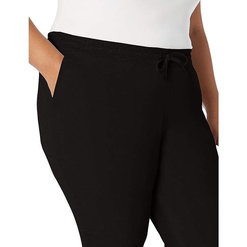 Women's Fleece Jogger Sweatpant, Black, XX-Large