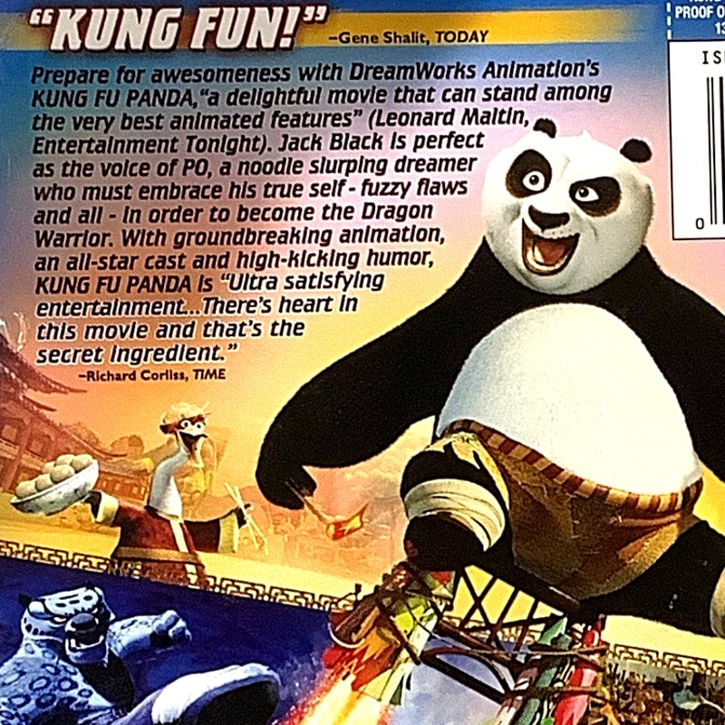 Kung Fu Panda (DVD, 2005) 88 Minutes for Kids & Family, Animation, Comedy