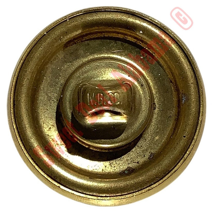 3-PK (Mid Century), Waterbury Company Brass Buttons w/ Eagle Seal, 7/8"D
