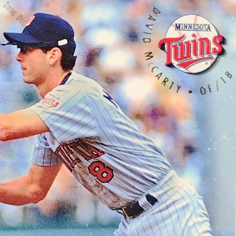 David McCarty, Minnesota Twins, #213, 1994 Fleer Baseball Collector's Card