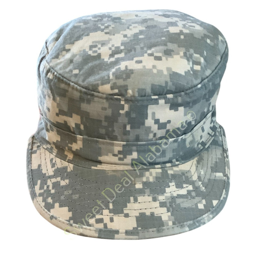 Vintage U.S. Military Personnel ACU Patrol Cap, Digital Camo, 6-5/8, EUC