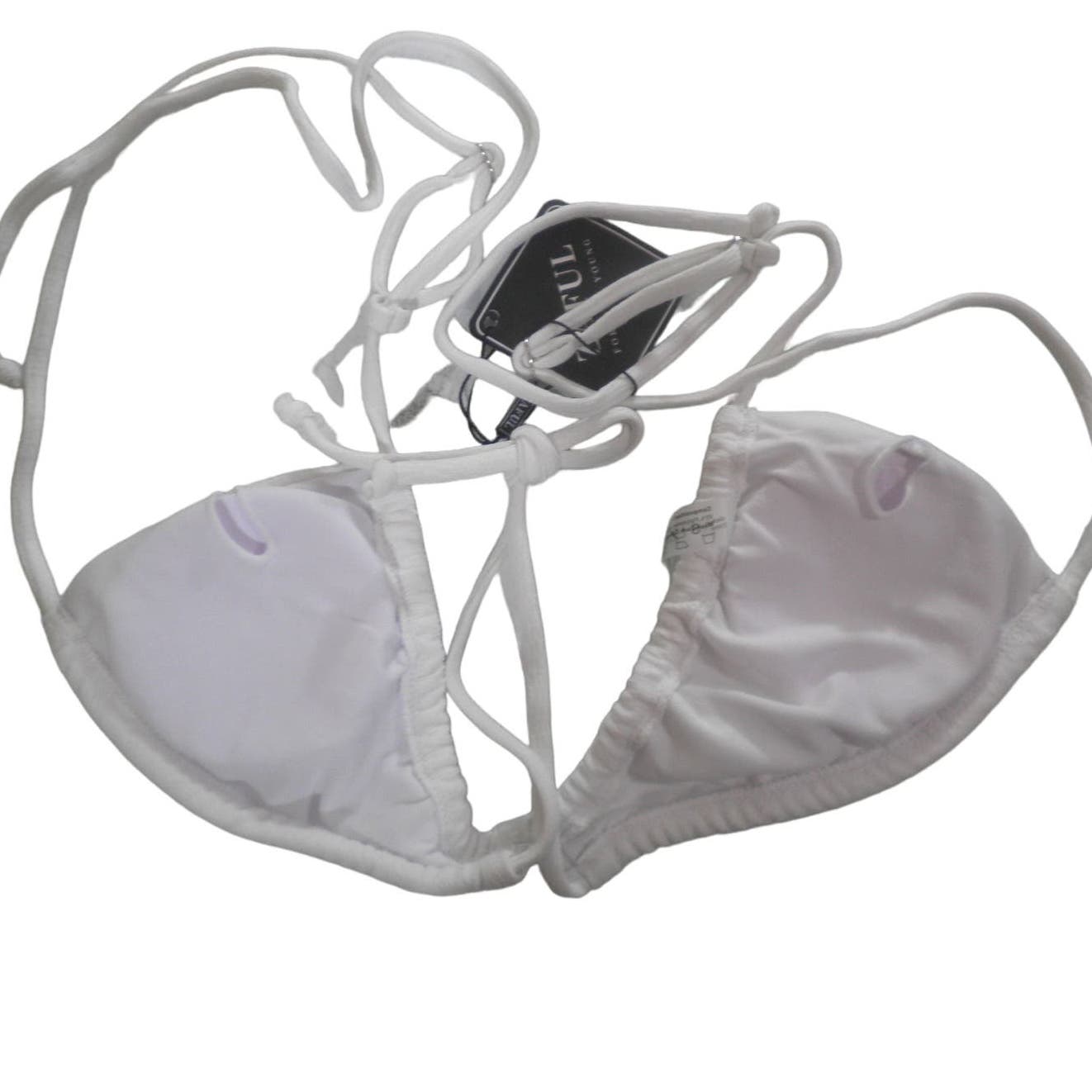ZAFUL High Cut Thong Bikini Set Swimsuits Cami String Sexy Bathing Suit SM (4)