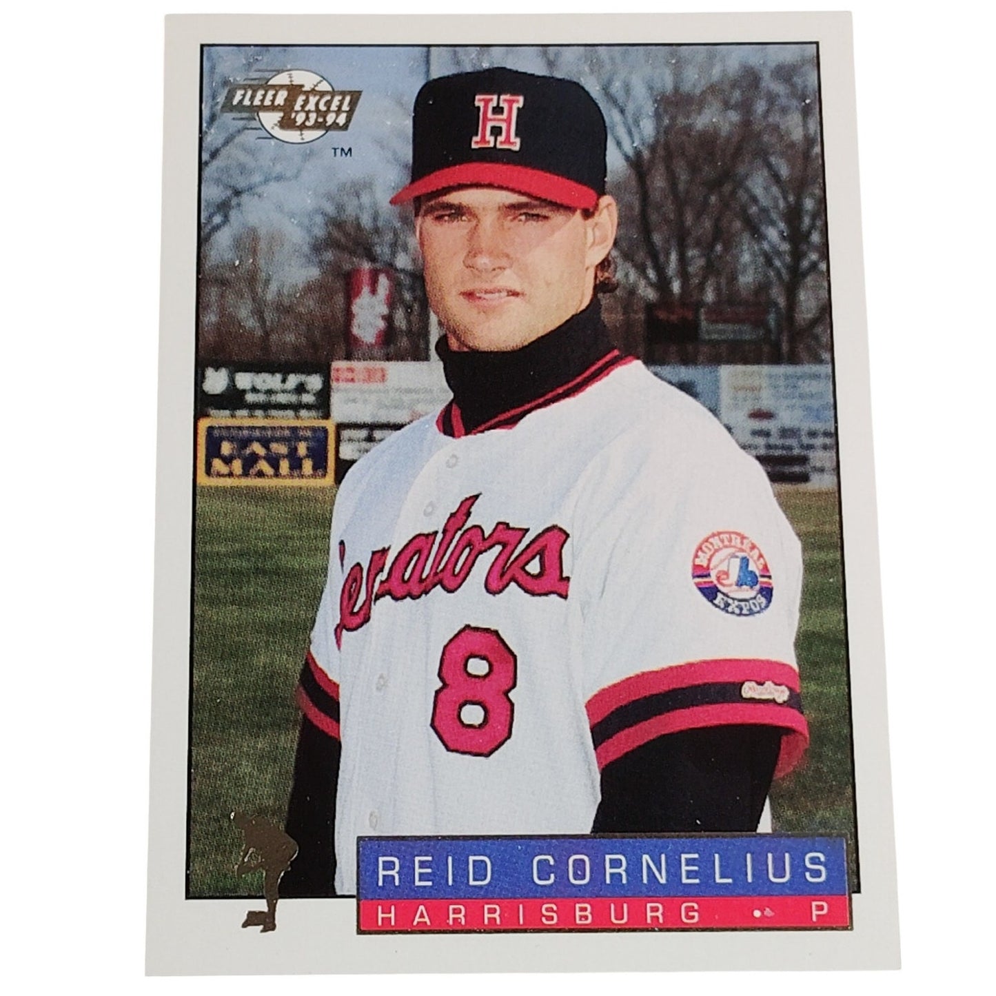 Reid Cornelius, Harrisburg Senators, No. 223, 93-94 Fleer Excel Minor Leagues