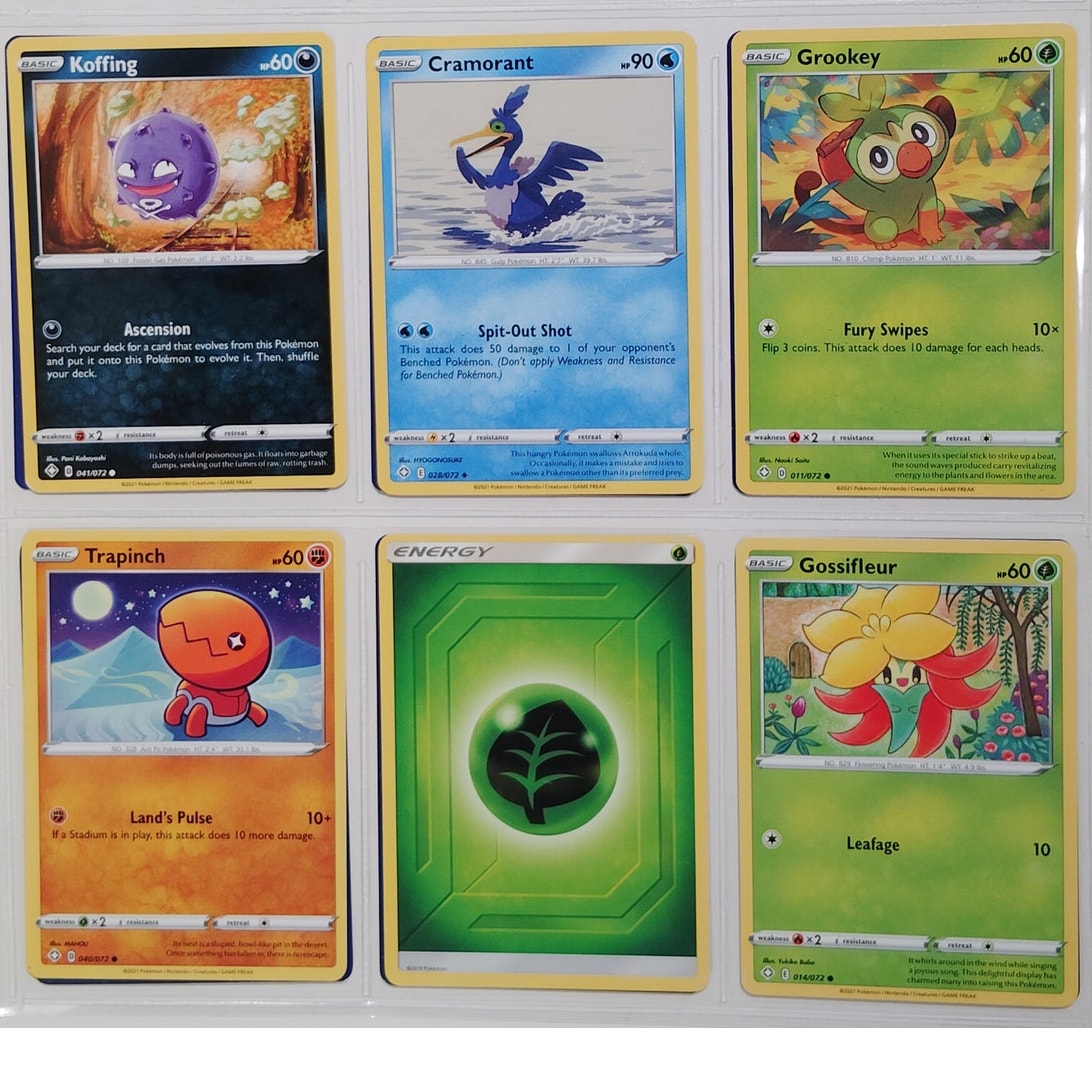 18 Random Pokémon Cards Pictured, Actual Photos Provided