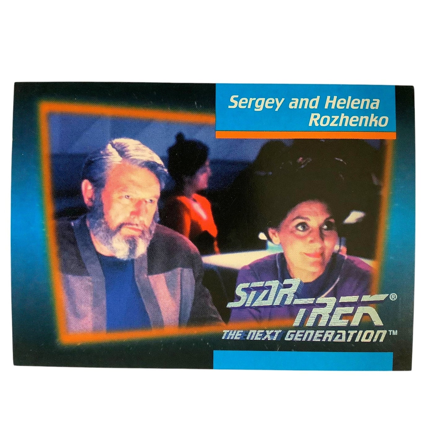 Sergey and Helena Rozhenko, Star Trek, The Next Generation, 1992, Impel Card 019