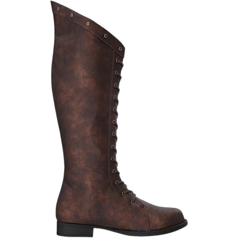 Ellie Shoes Women’s Knee High Boots – Brown, Size 7, Style 181-HUNTRESS, 1" Heel