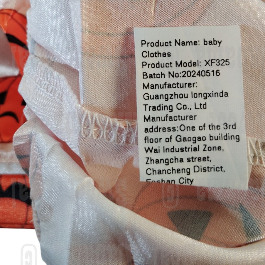 Toddler Halloween Pajamas – Pumpkin Satin 2-Piece Set, 2T-3T