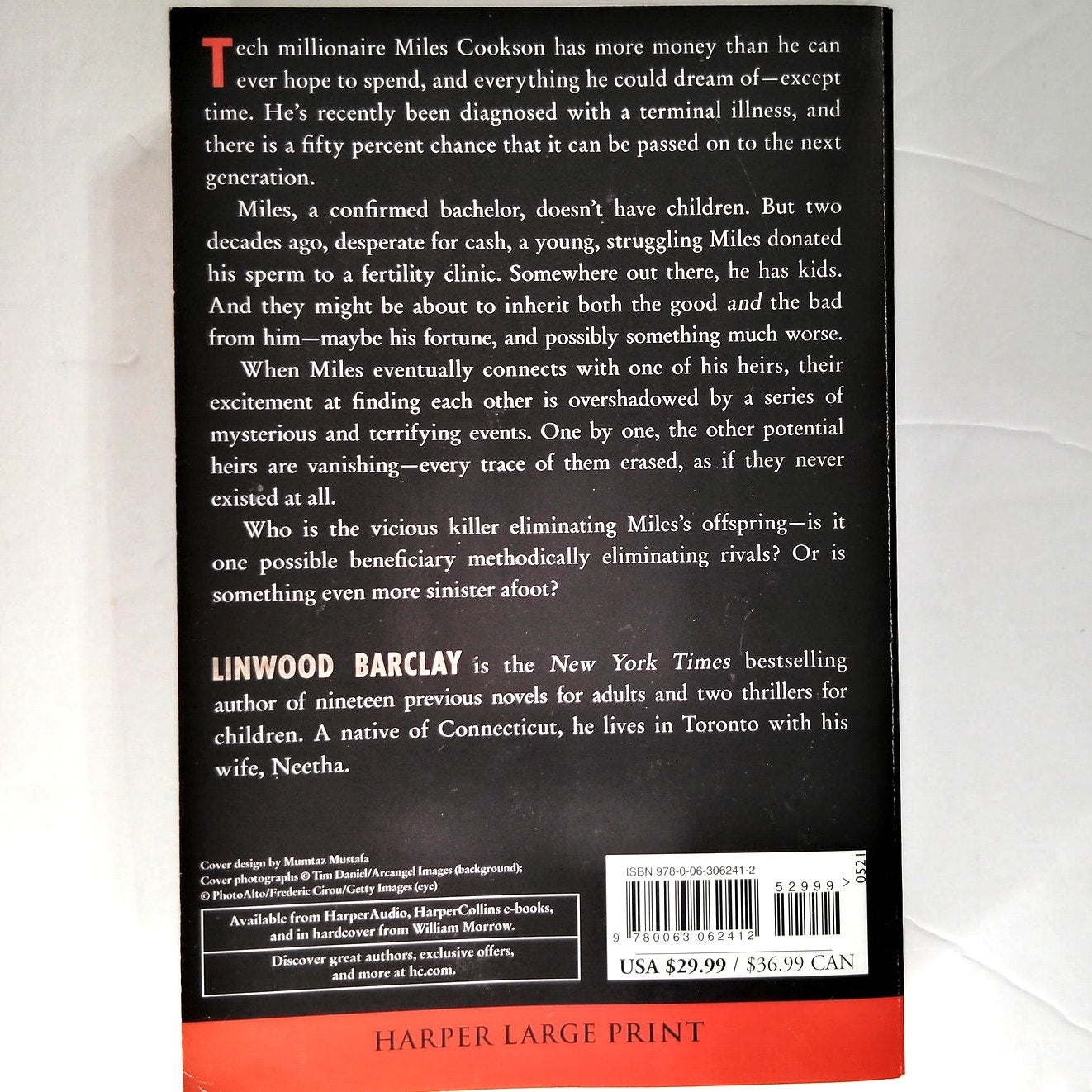 Find You First by Linwood Barclay (Large Print Paperback, 9780063062412)