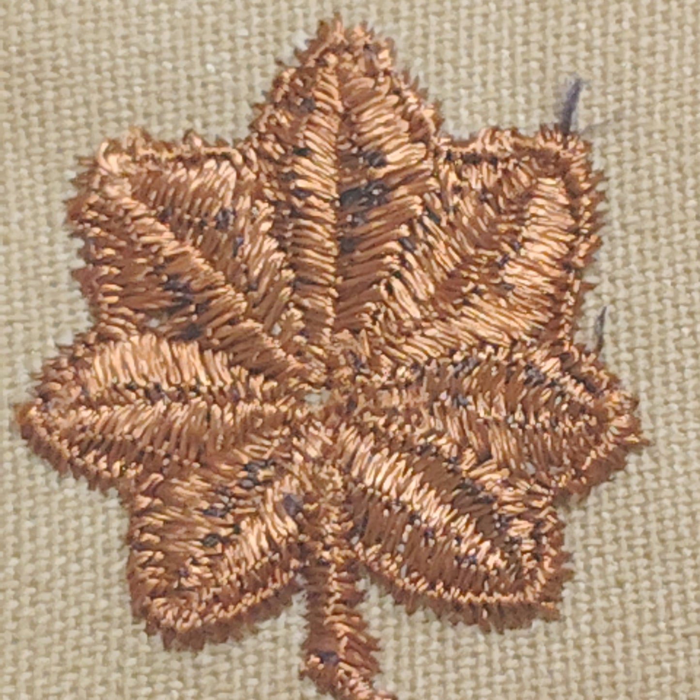 US Army Major O‑4 Sew‑On Rank Strip – Gold on Khaki DCU – 5‑1/2" × 2"