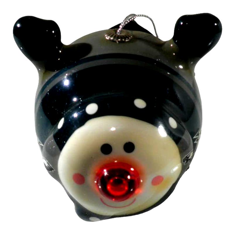 Philadelphia Eagles Snowman Ornament 4.5" x 3.5" x 3.5", LED, Need Batteries