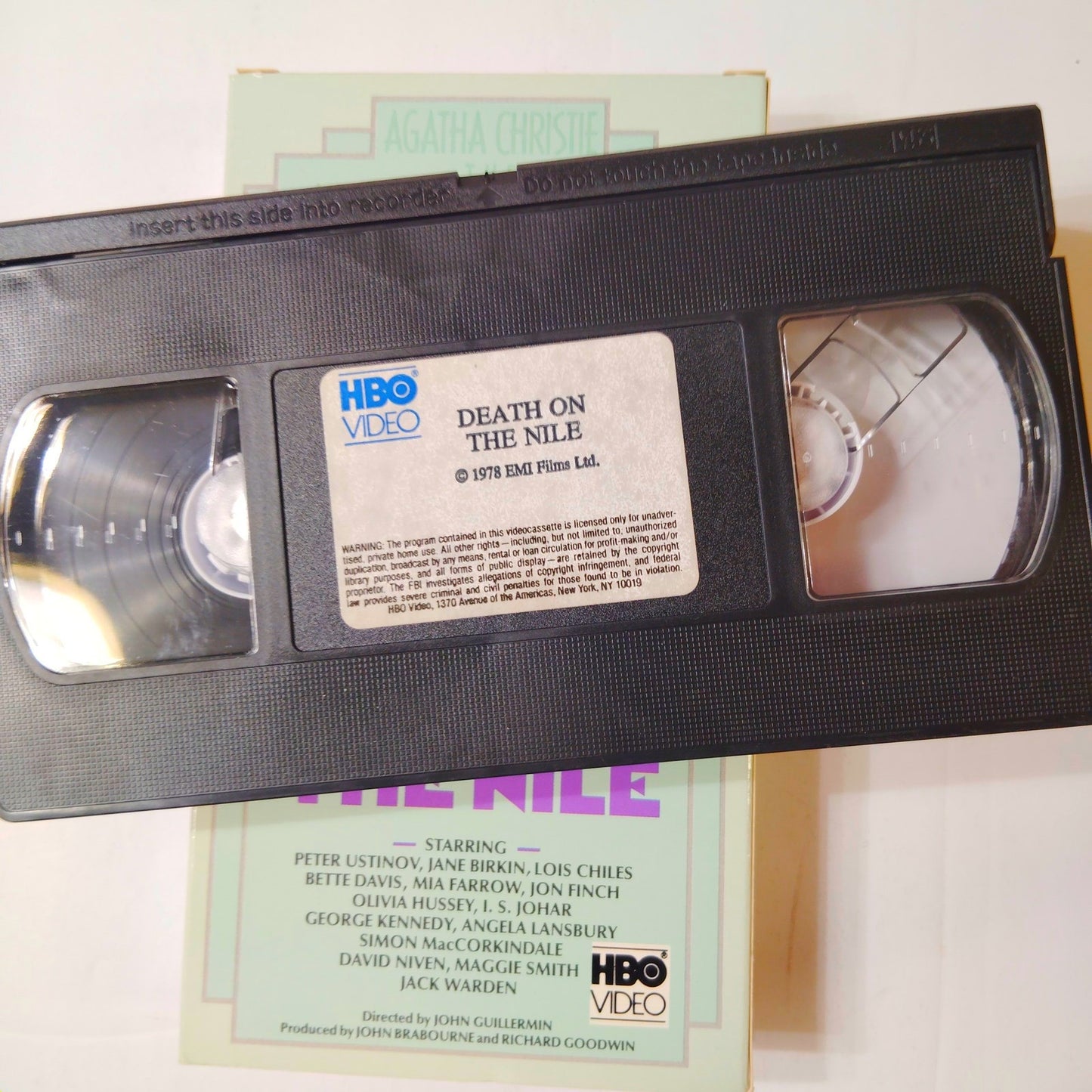 Death on the Nile VHS 1978 Peter Ustinov Agatha Christie Mystery