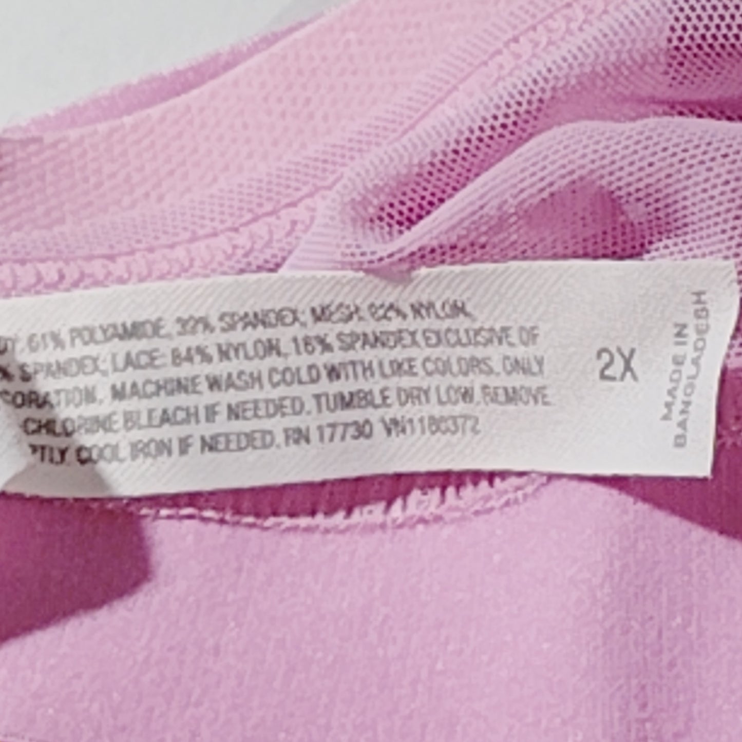 Auden Lightly Lined Triangle Padded Bralette Purple 2X (40F 42E 44D)