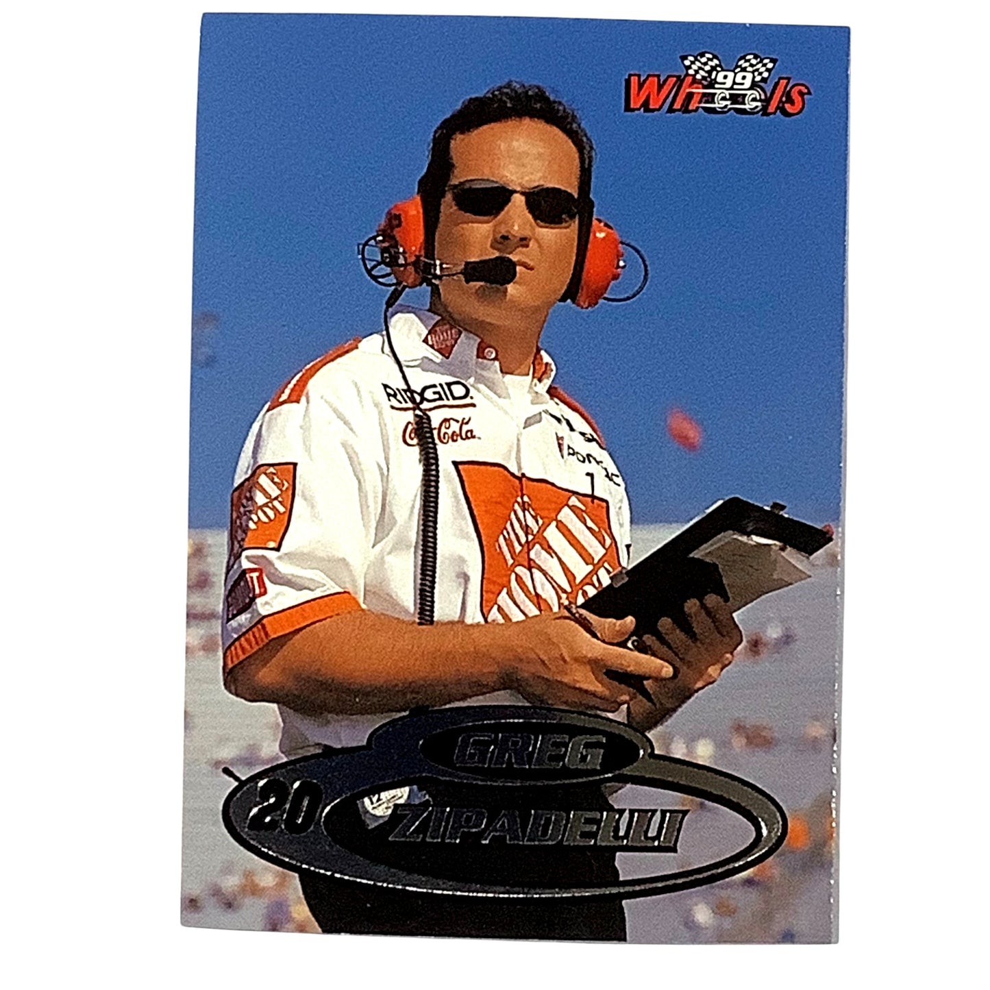 Greg Zipadelli Crew Chief #20 Home Depot, 1999 Wheels 85 NASCAR Winston Cup, NM+