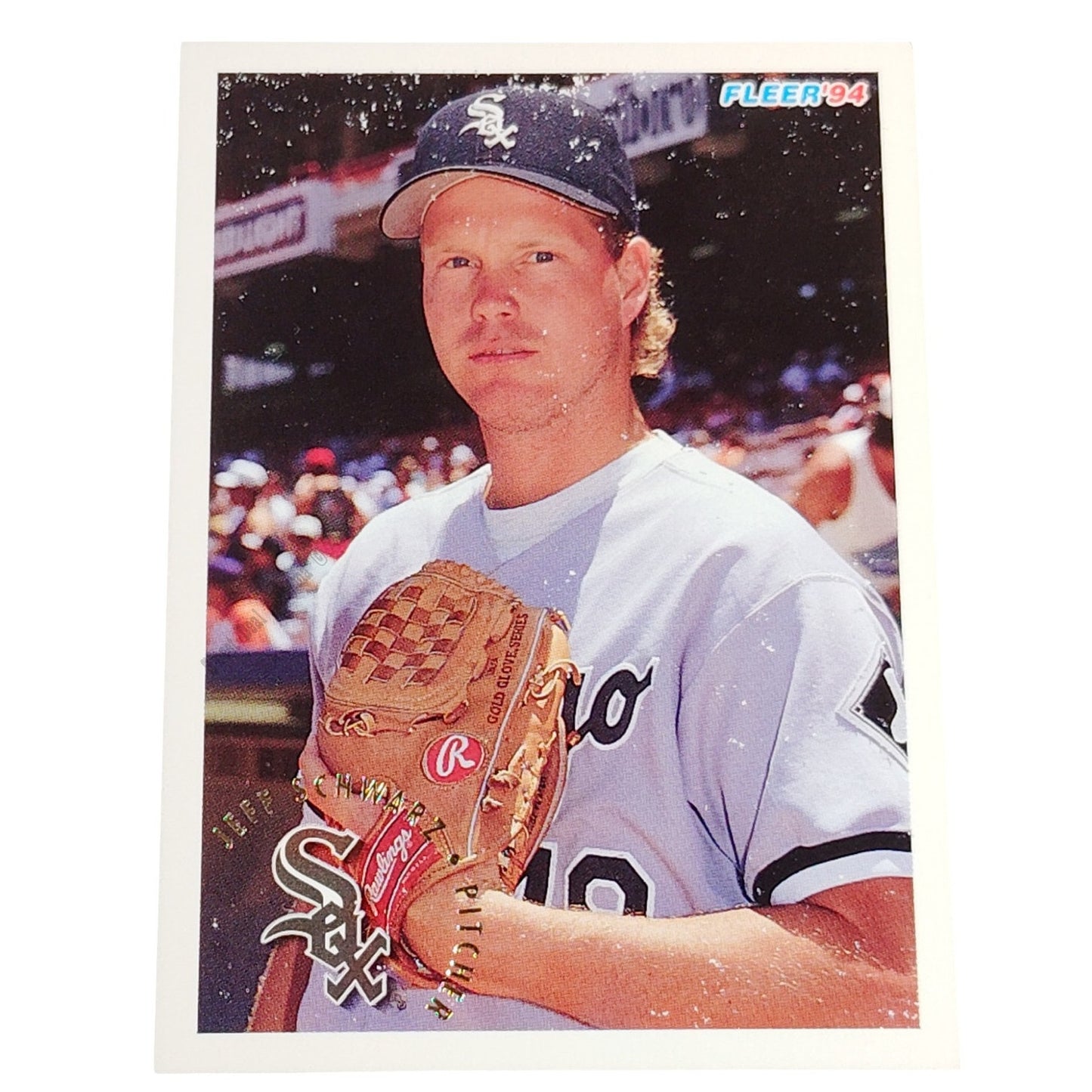 Jeff Schwarz, Chicago White Sox #95, 1994 Fleer Baseball Collector's Card