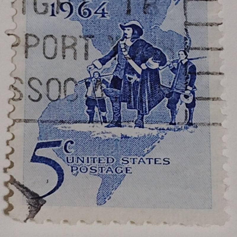 1964 Scott #1243 – 5¢ New Jersey Tercentenary / Colonial Founders – Canceled