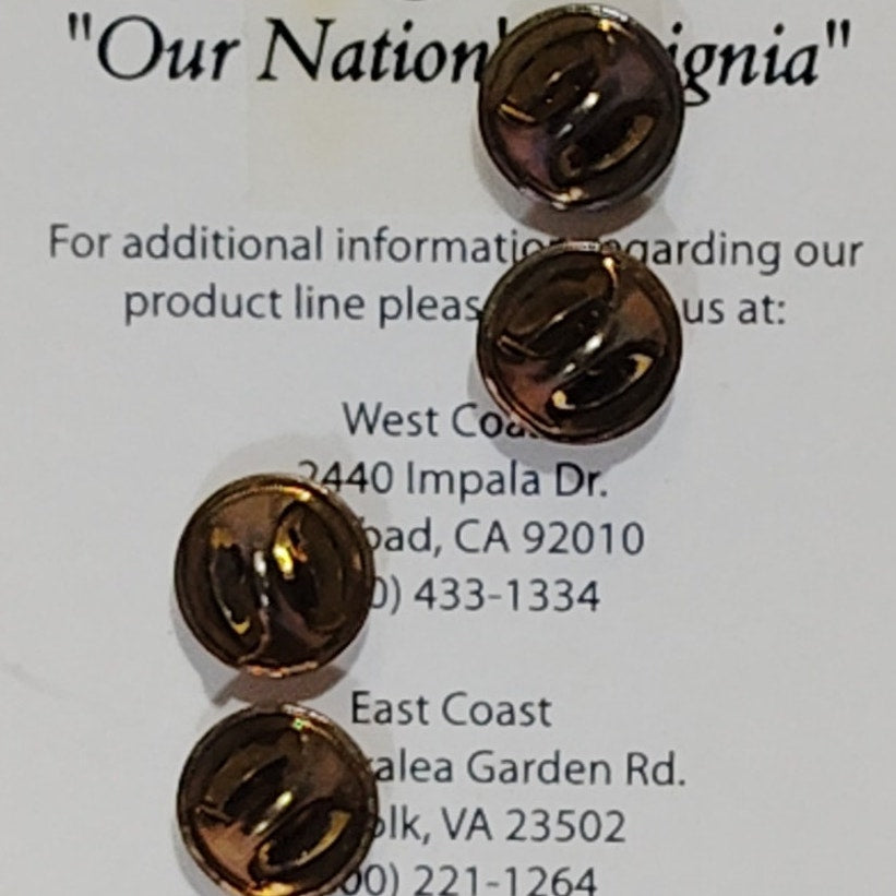 Vanguard Coast Guard Collar Devices, E6 Petty Officer, Metal Insignia – 1" x ¾"