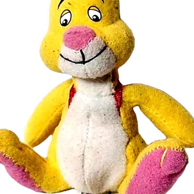 2001 Pooh Rabbit (5"H x 3.75"W). McDonald's Happy Meal Premium Stuffed Toy, EUC