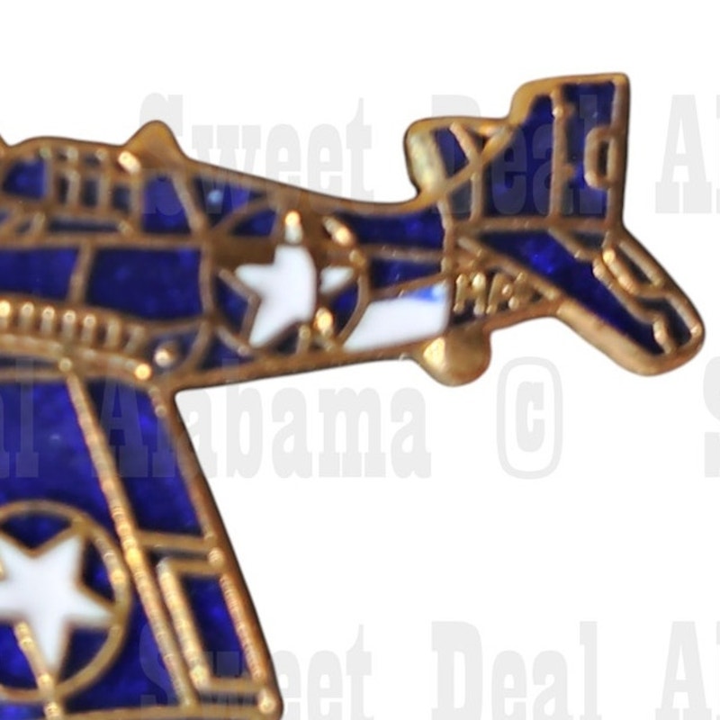 Wildcat FM-1 Aircraft, Collector's Hat, Lapel, Brooch Pin 1-1/8"W x 3/4"H