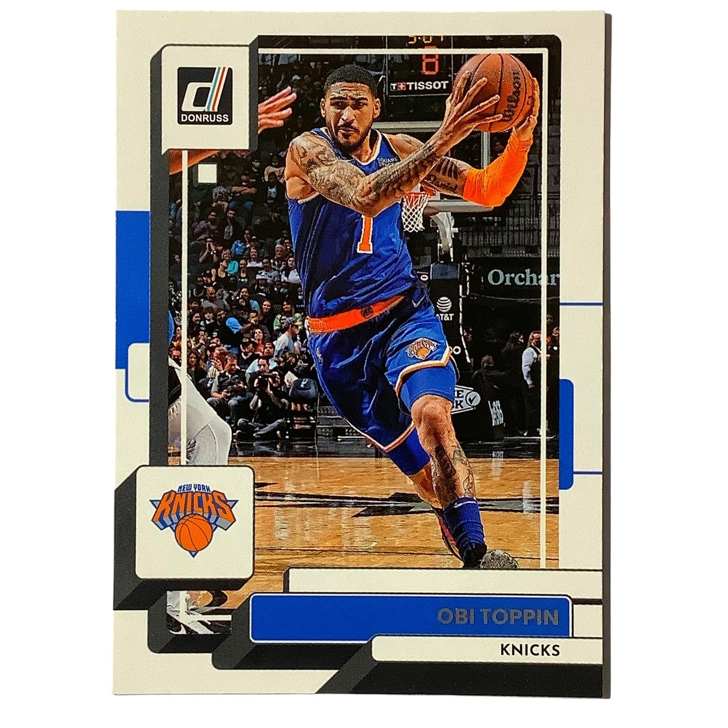 Obi Toppin, New York Knicks, Card #12, 2022-23 NBA Panini-Donruss