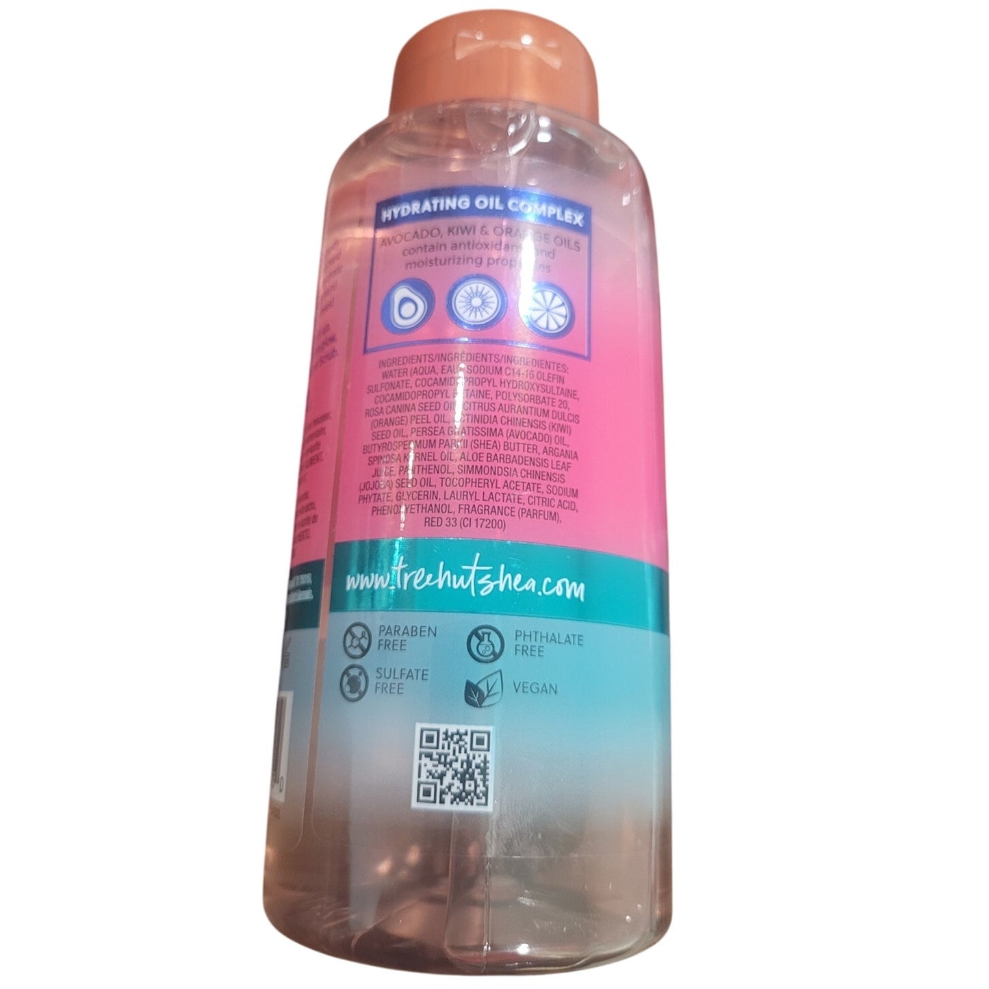 Tree Hut Moroccan Rose Foaming Gel Body Wash 18 fl oz