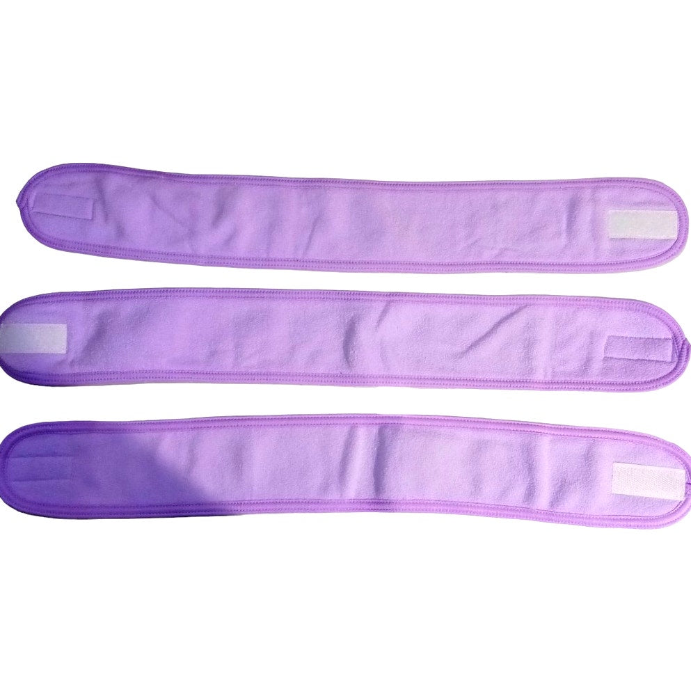3pcs Forehead Pads for Eyelash Extension Japanese Style Headband Wrap 3-PK