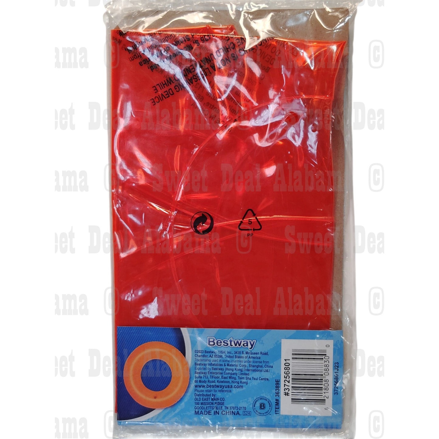 H2O Go! Transparent Kids Pool Ring, Orange, Ages 3-6