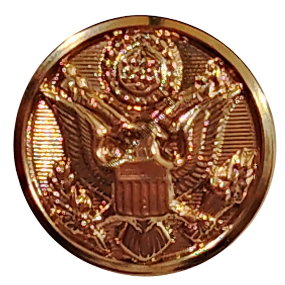 Waterbury Gold Eagle Great Seal Toggle Button, 30 Ligne (3/4"D)