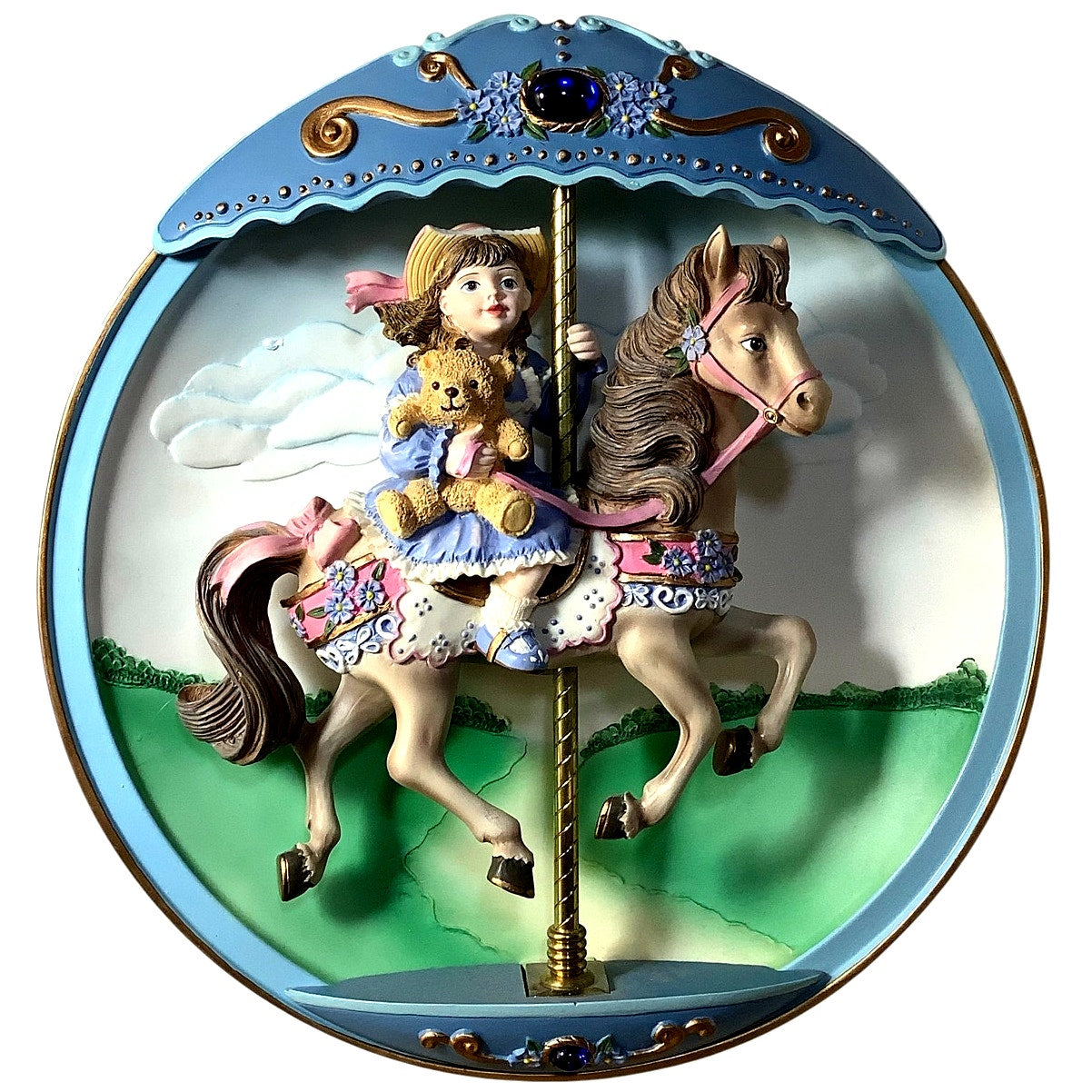 Carousel Daydreams "When I Grow Up" 8" Plate, Bradford Exchange No.84-810-176.2