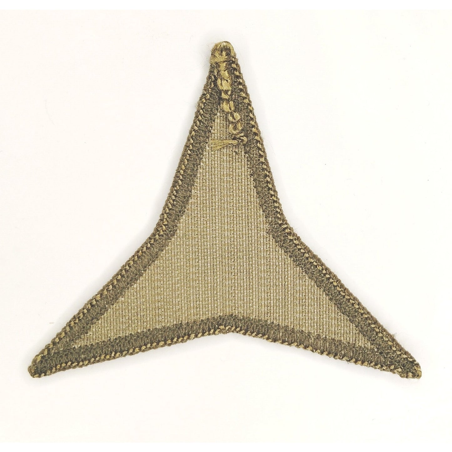 US Army III Corps 3rd Corps SSI Patch Black on Bagby Green Hook Back 3"