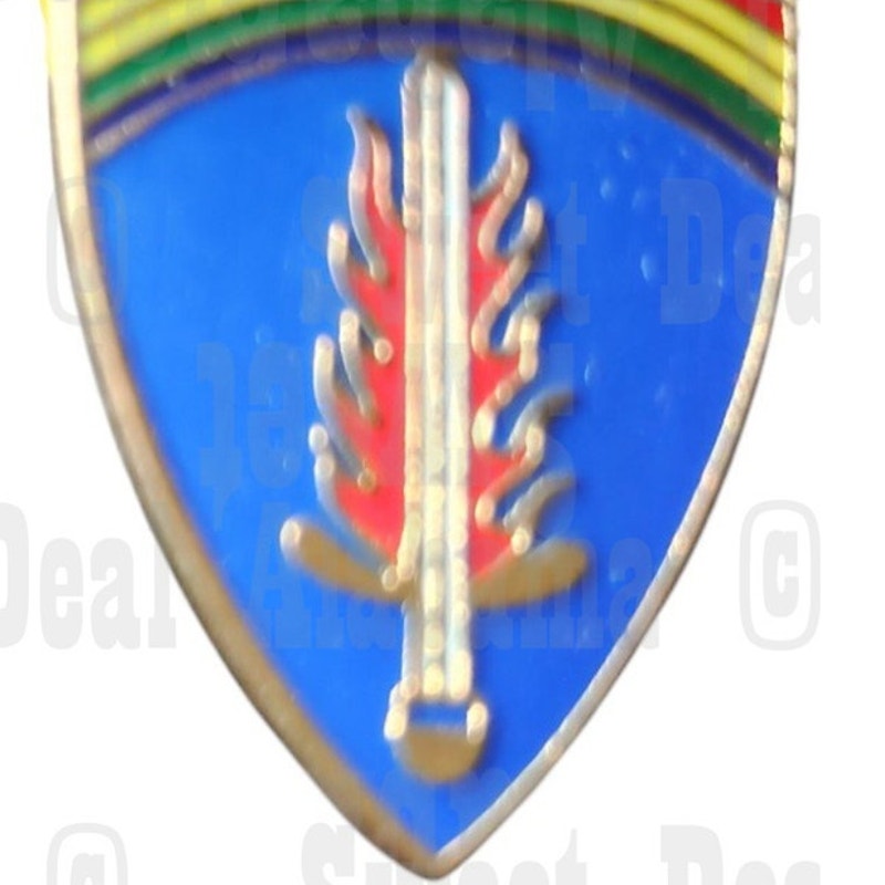 Supreme Headquarters Allied Expeditionary Force Hat, Lapel, Brooch Pin 3/4" x 1"