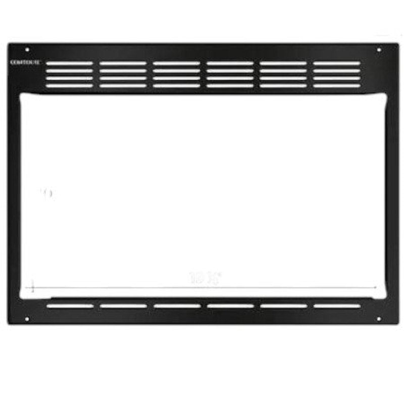Contoure Microwave Trim Kit 21-1/2" x 14-7/8" Black RV Appliance Surround Frame