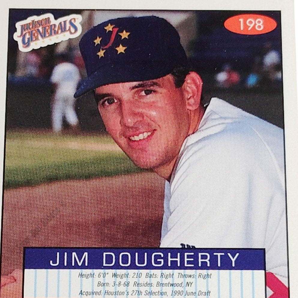 Jim Dougherty, Jackson Generals, No. 198, 93-94 Fleer Excel Minor Leagues