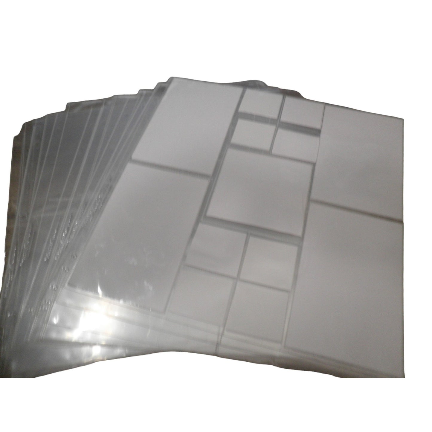 Photo Album Refill Pages 12 Pack (13-Pocket) Polypropylene Page Protectors
