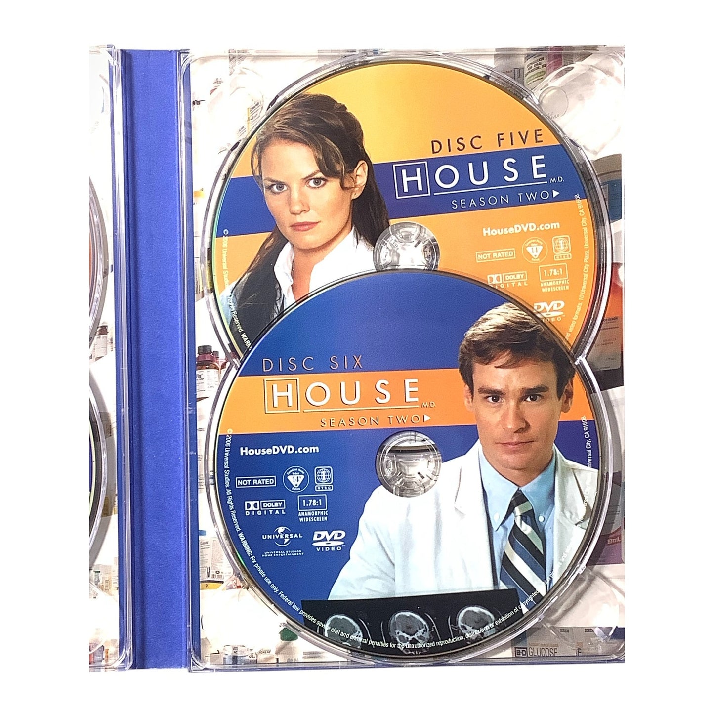 House, M.D.: Complete Season 2 (6-CD Set, 2011) 17 Hours & 24 Minutes - Drama TV
