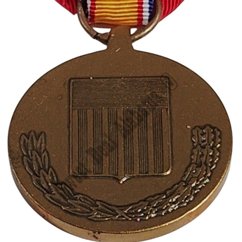 National Defense Service Medal w/ Pinback, 1-1/4"D Medal x 3"H Overall