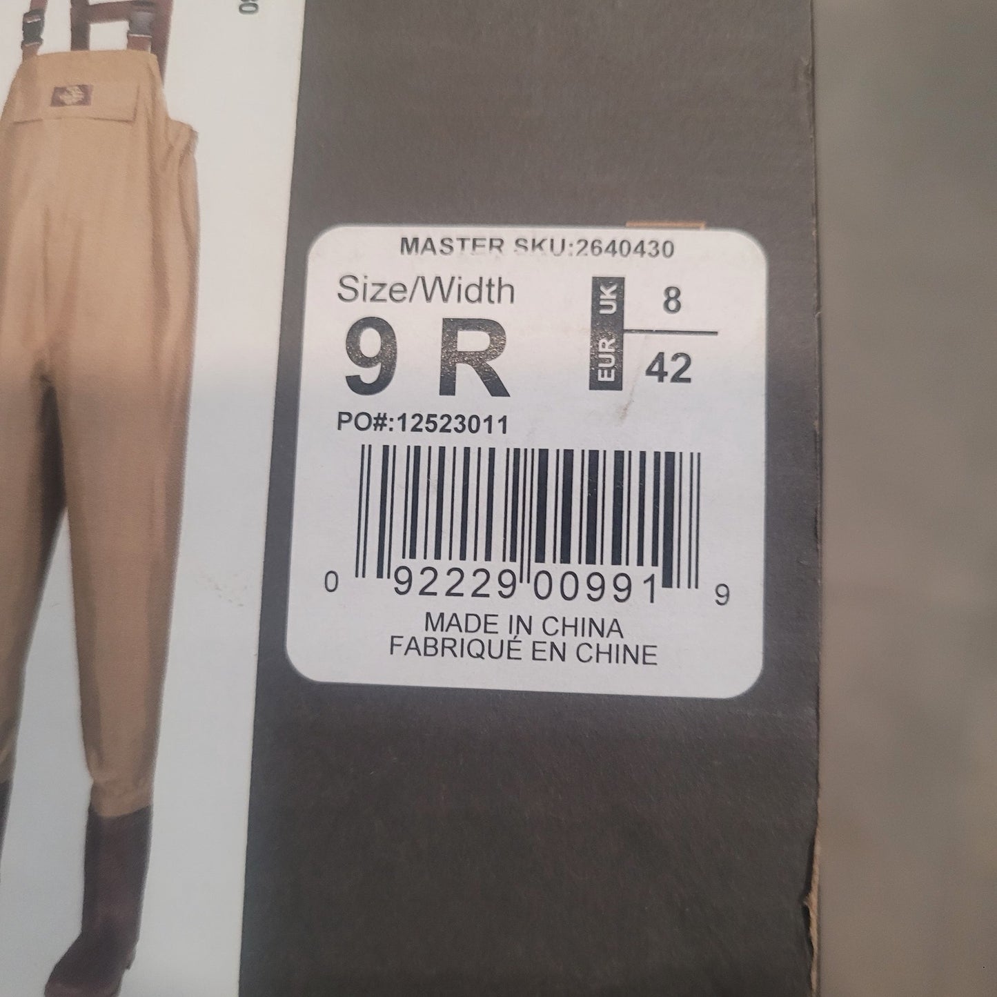 White River Three Forks Lug Sold Chest Waders – Size 9 – Fishing & Hunting Gear