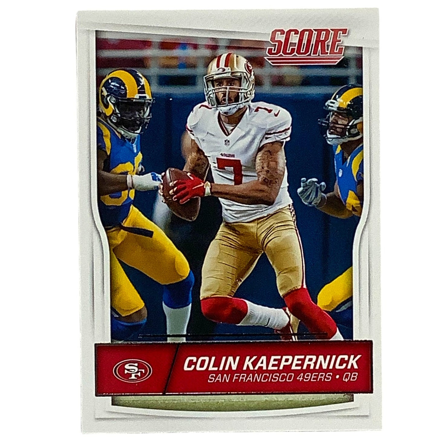 Colin Kaepernick, San Francisco 49ers, NFL 2016 Panini Score Card 271, EX/NM