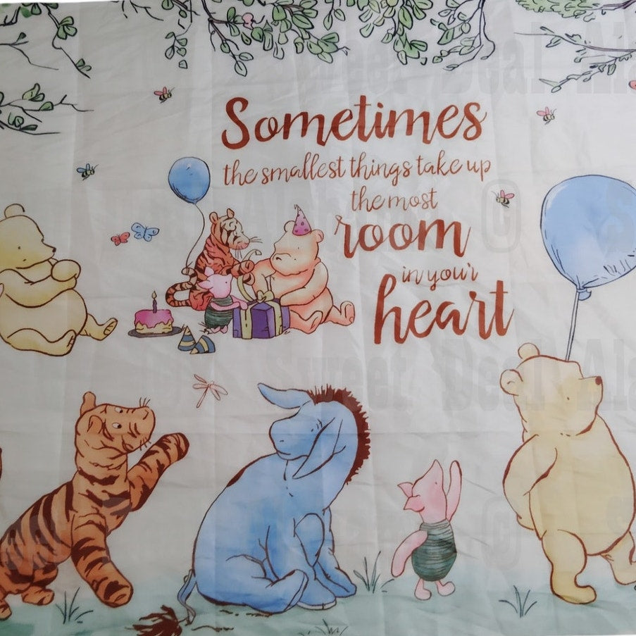 Classic Bear Baby Tapestry Backdrop -Bear & Friends Photo Background 70"W x 46"H